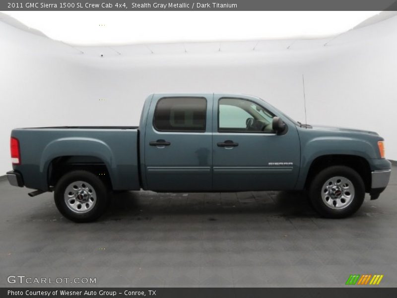 Stealth Gray Metallic / Dark Titanium 2011 GMC Sierra 1500 SL Crew Cab 4x4