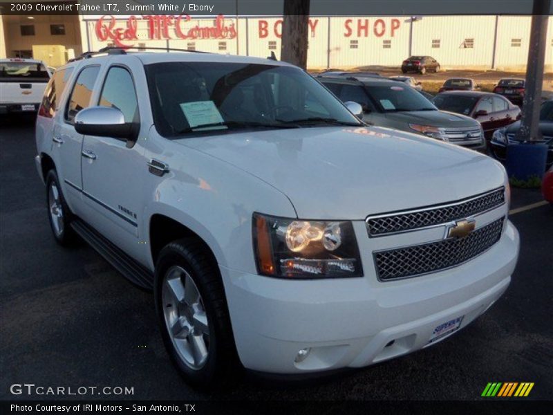 Summit White / Ebony 2009 Chevrolet Tahoe LTZ