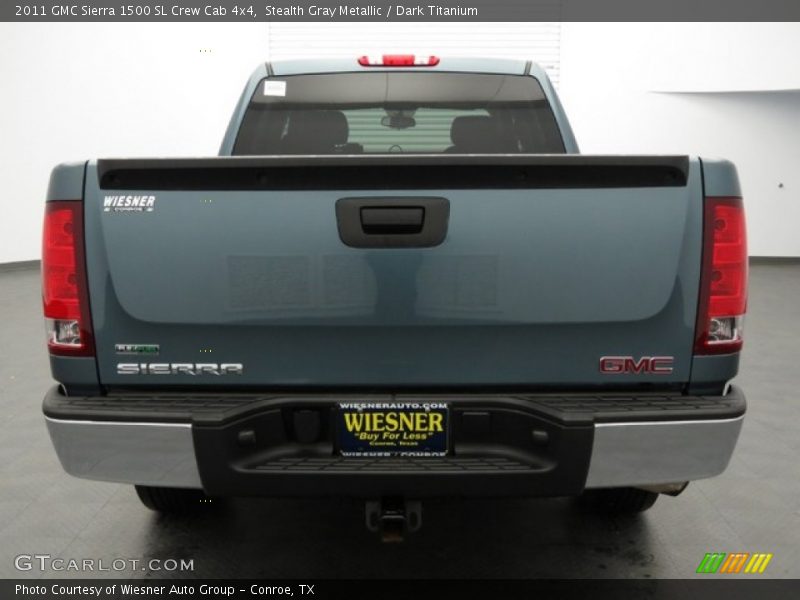 Stealth Gray Metallic / Dark Titanium 2011 GMC Sierra 1500 SL Crew Cab 4x4