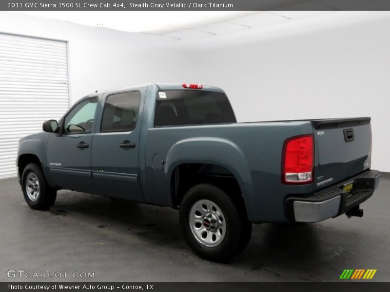 Stealth Gray Metallic / Dark Titanium 2011 GMC Sierra 1500 SL Crew Cab 4x4