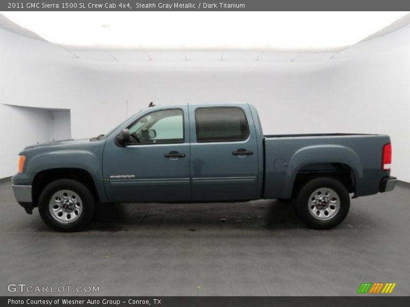 Stealth Gray Metallic / Dark Titanium 2011 GMC Sierra 1500 SL Crew Cab 4x4