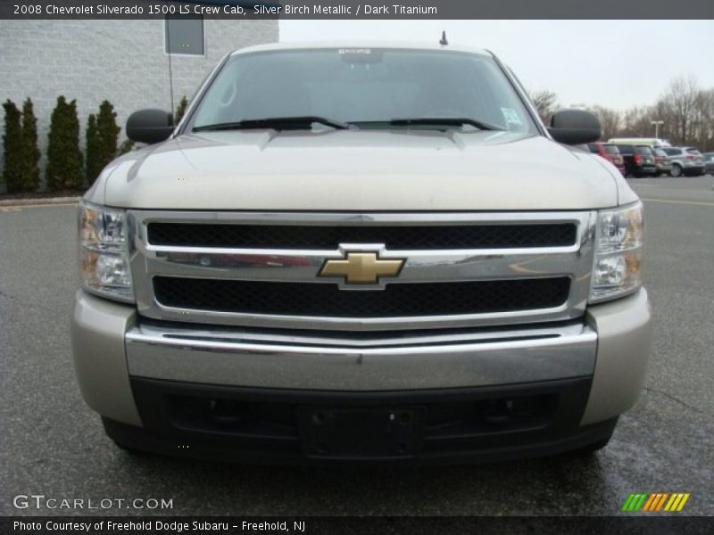 Silver Birch Metallic / Dark Titanium 2008 Chevrolet Silverado 1500 LS Crew Cab