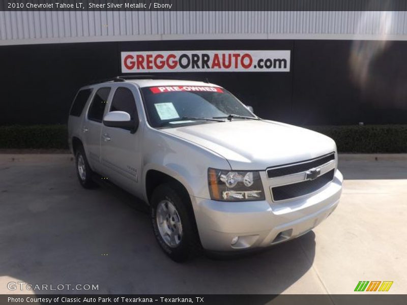 Sheer Silver Metallic / Ebony 2010 Chevrolet Tahoe LT