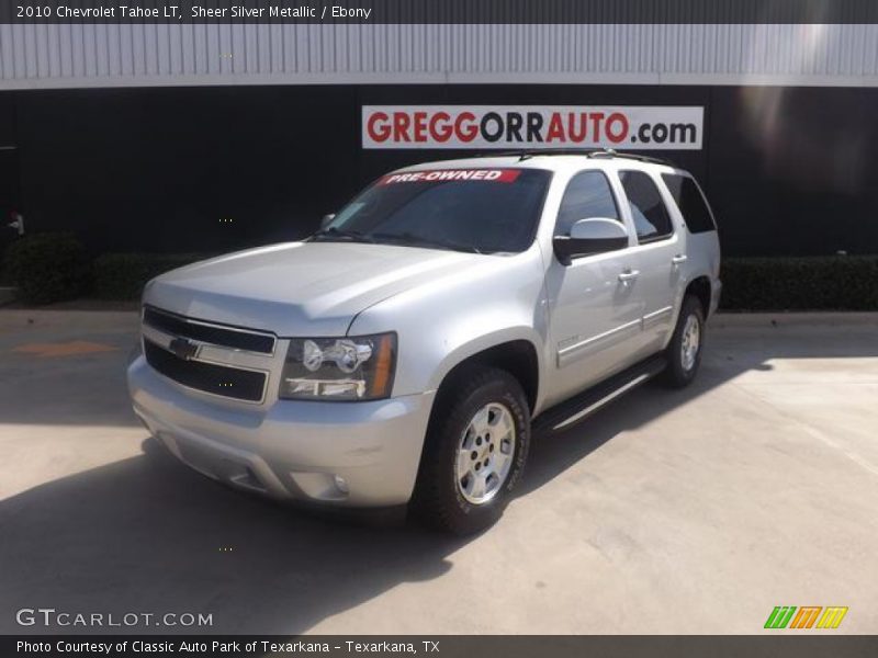 Sheer Silver Metallic / Ebony 2010 Chevrolet Tahoe LT