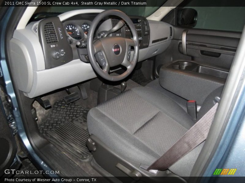 Stealth Gray Metallic / Dark Titanium 2011 GMC Sierra 1500 SL Crew Cab 4x4