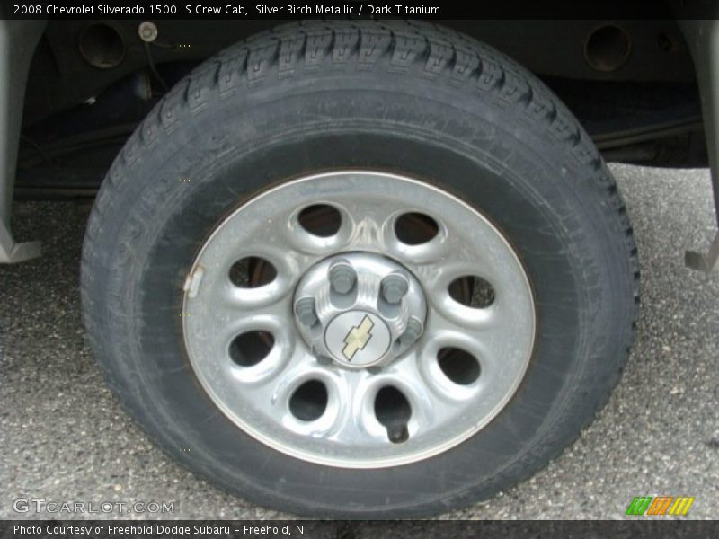 Silver Birch Metallic / Dark Titanium 2008 Chevrolet Silverado 1500 LS Crew Cab