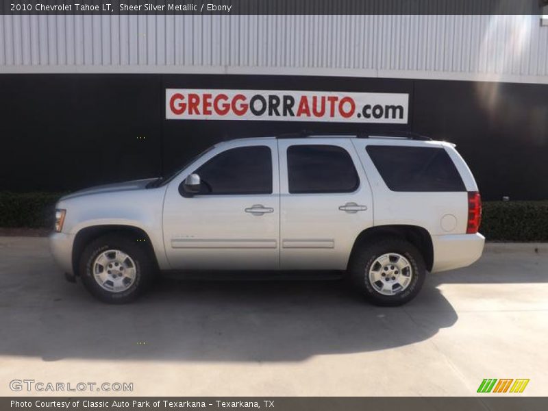 Sheer Silver Metallic / Ebony 2010 Chevrolet Tahoe LT