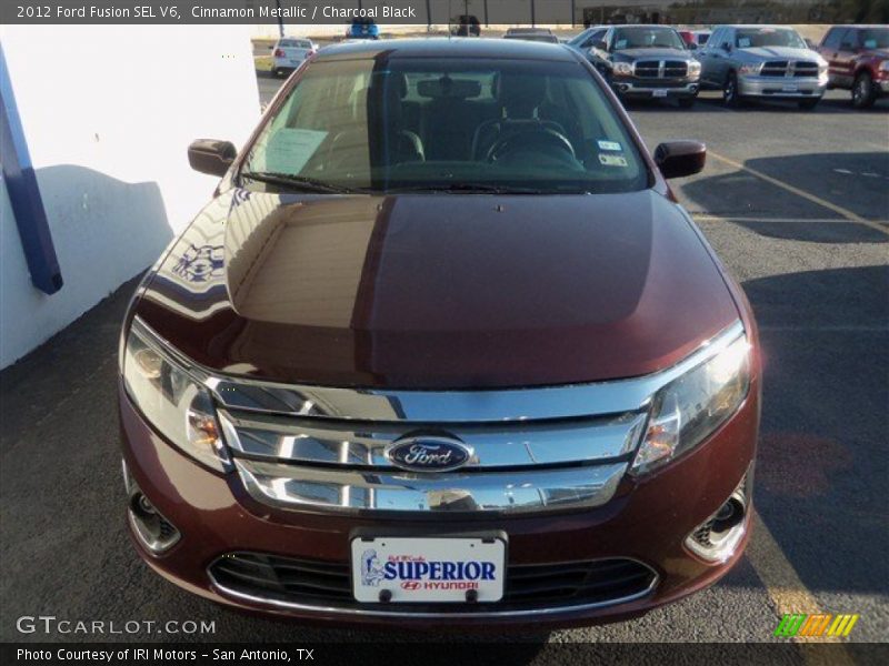 Cinnamon Metallic / Charcoal Black 2012 Ford Fusion SEL V6