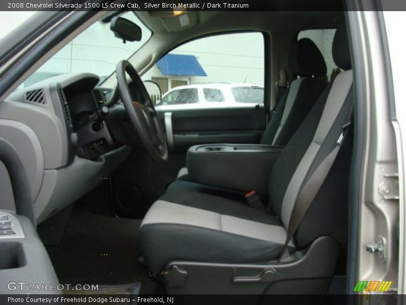 Silver Birch Metallic / Dark Titanium 2008 Chevrolet Silverado 1500 LS Crew Cab