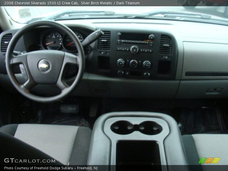 Silver Birch Metallic / Dark Titanium 2008 Chevrolet Silverado 1500 LS Crew Cab