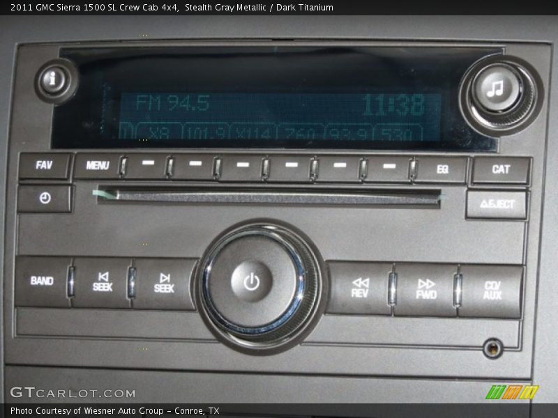 Stealth Gray Metallic / Dark Titanium 2011 GMC Sierra 1500 SL Crew Cab 4x4