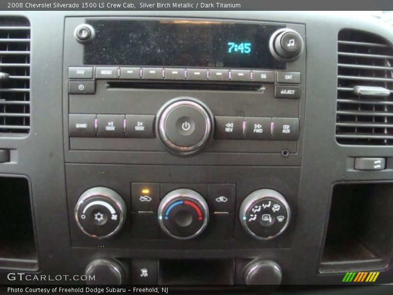 Silver Birch Metallic / Dark Titanium 2008 Chevrolet Silverado 1500 LS Crew Cab