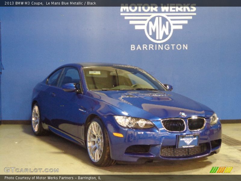 Le Mans Blue Metallic / Black 2013 BMW M3 Coupe