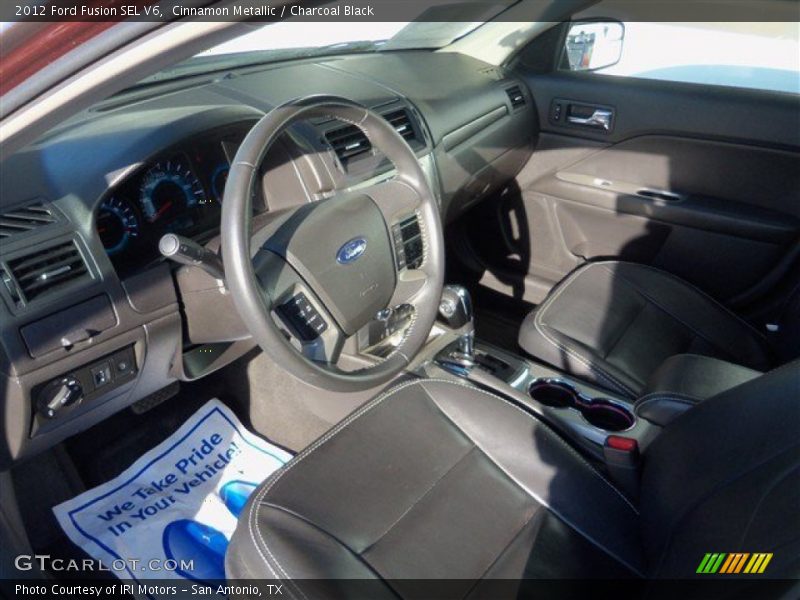 Cinnamon Metallic / Charcoal Black 2012 Ford Fusion SEL V6