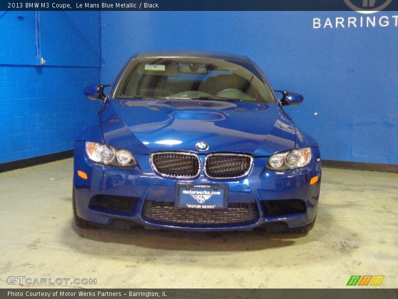 Le Mans Blue Metallic / Black 2013 BMW M3 Coupe