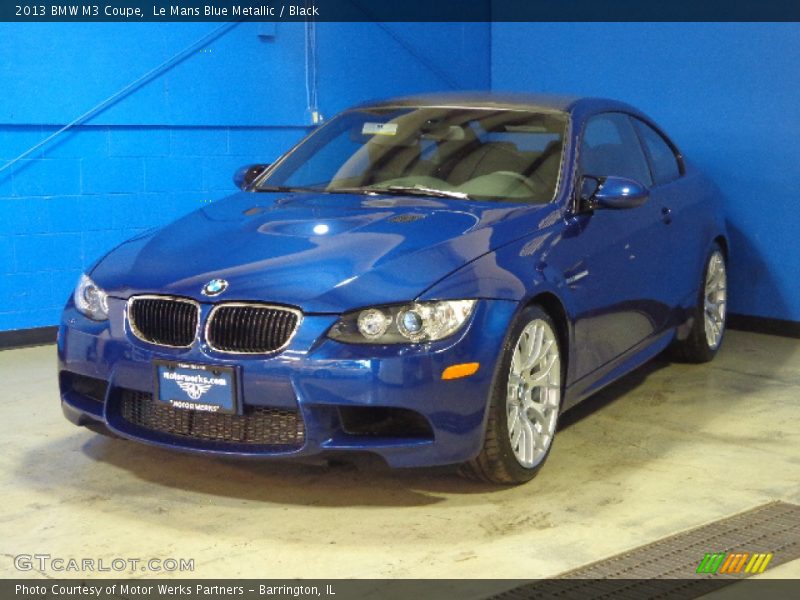 Le Mans Blue Metallic / Black 2013 BMW M3 Coupe