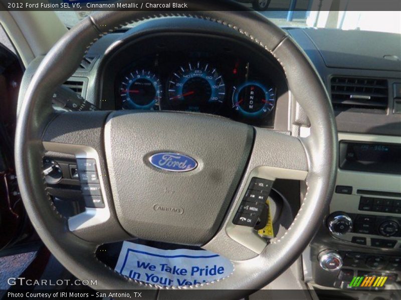 Cinnamon Metallic / Charcoal Black 2012 Ford Fusion SEL V6