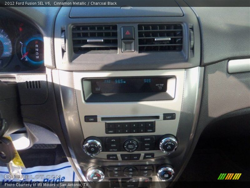 Cinnamon Metallic / Charcoal Black 2012 Ford Fusion SEL V6