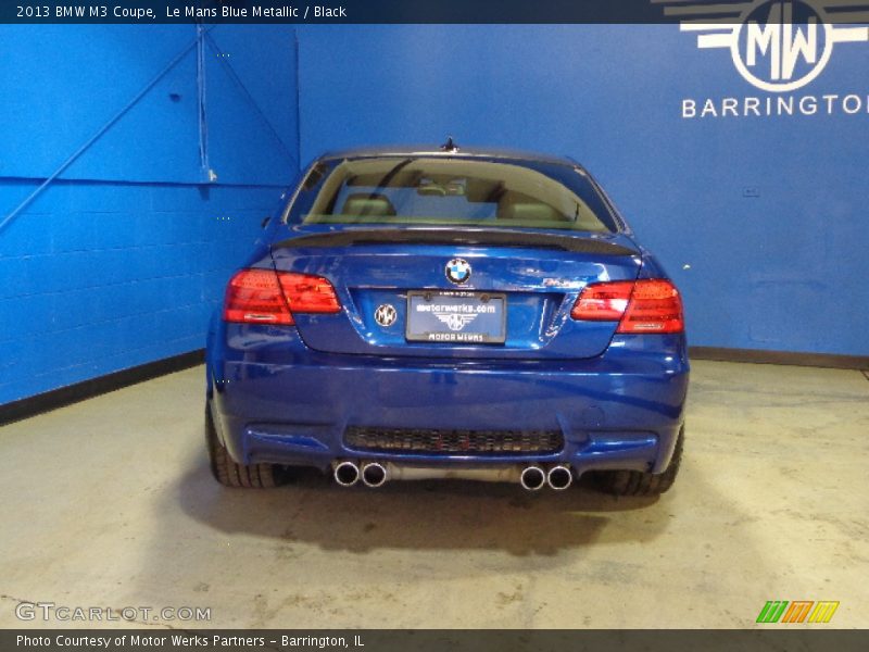 Le Mans Blue Metallic / Black 2013 BMW M3 Coupe
