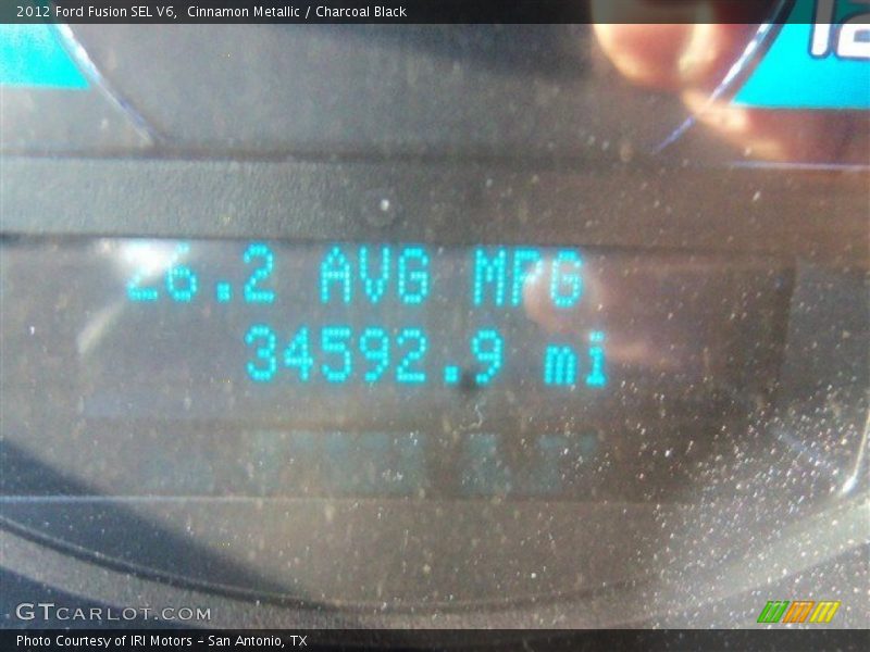 Cinnamon Metallic / Charcoal Black 2012 Ford Fusion SEL V6