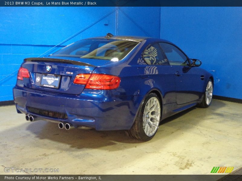 Le Mans Blue Metallic / Black 2013 BMW M3 Coupe