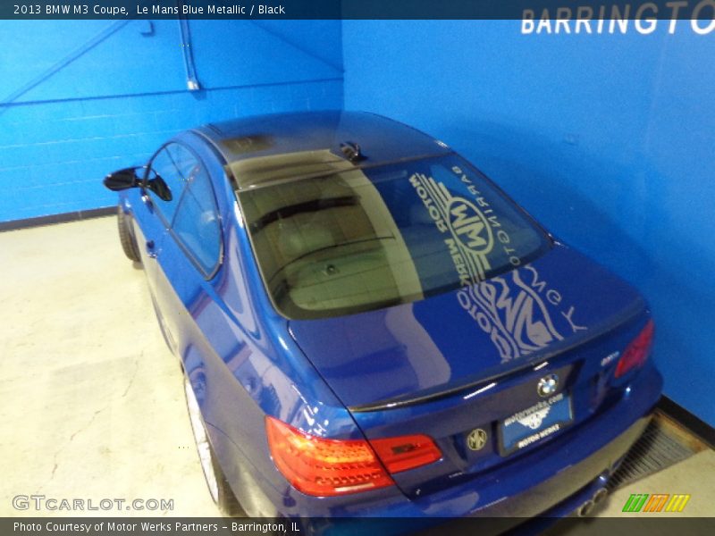 Le Mans Blue Metallic / Black 2013 BMW M3 Coupe