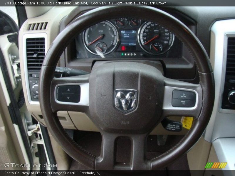  2010 Ram 1500 Big Horn Quad Cab 4x4 Steering Wheel