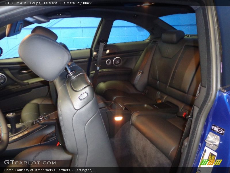 Rear Seat of 2013 M3 Coupe