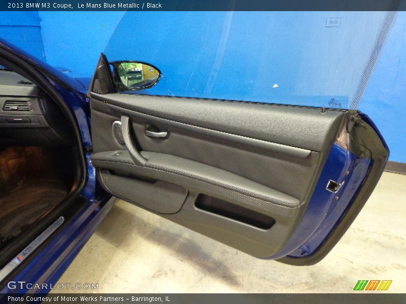 Le Mans Blue Metallic / Black 2013 BMW M3 Coupe