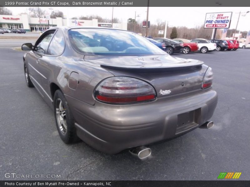 Dark Bronzemist Metallic / Camel 1999 Pontiac Grand Prix GT Coupe