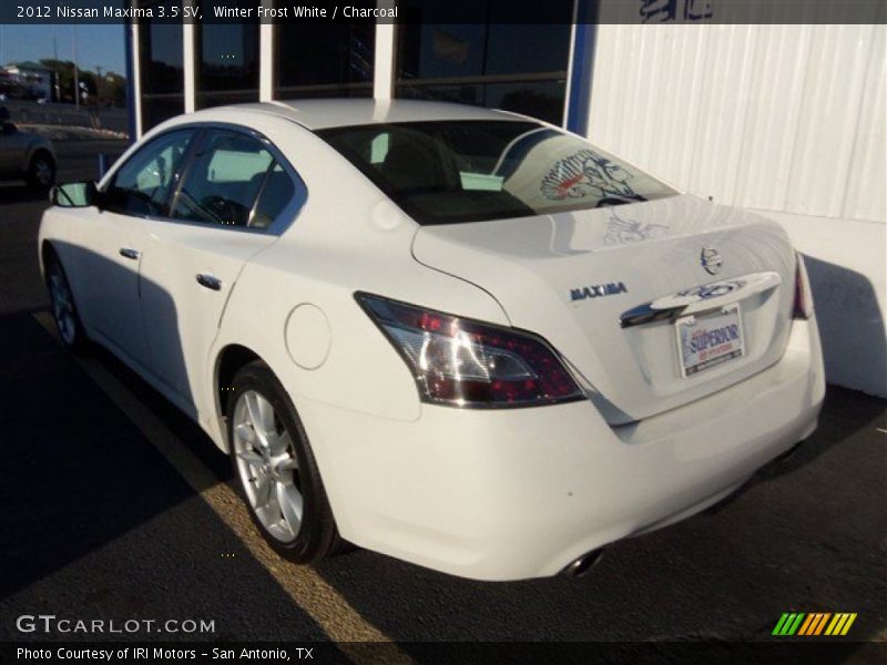 Winter Frost White / Charcoal 2012 Nissan Maxima 3.5 SV