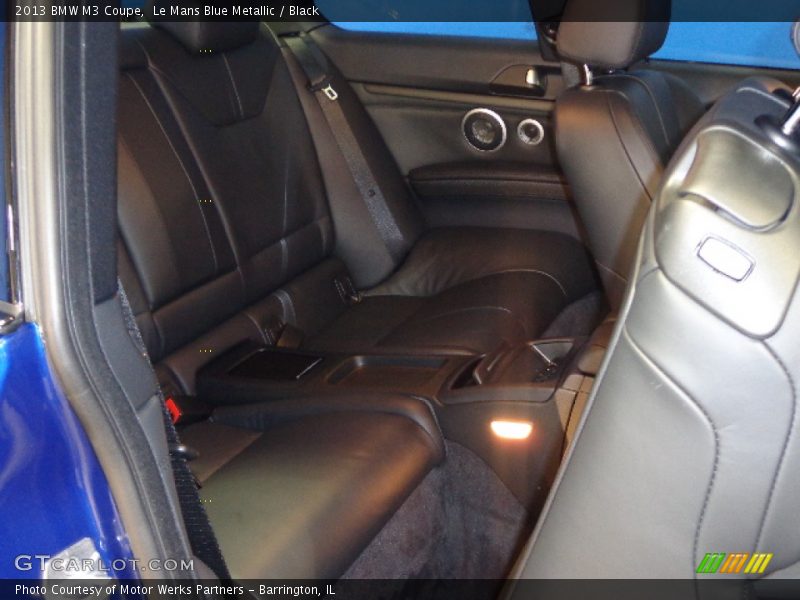 Rear Seat of 2013 M3 Coupe