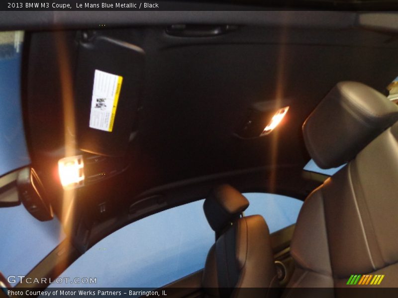 Le Mans Blue Metallic / Black 2013 BMW M3 Coupe