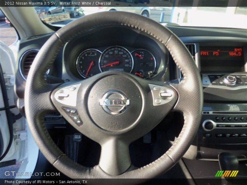 Winter Frost White / Charcoal 2012 Nissan Maxima 3.5 SV