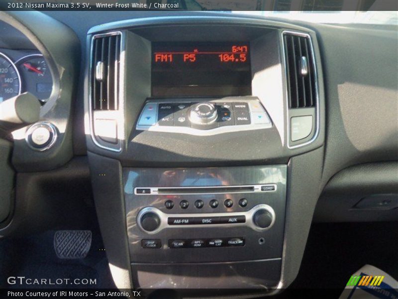 Winter Frost White / Charcoal 2012 Nissan Maxima 3.5 SV