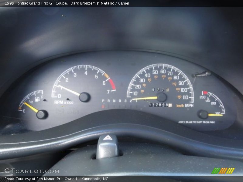  1999 Grand Prix GT Coupe GT Coupe Gauges