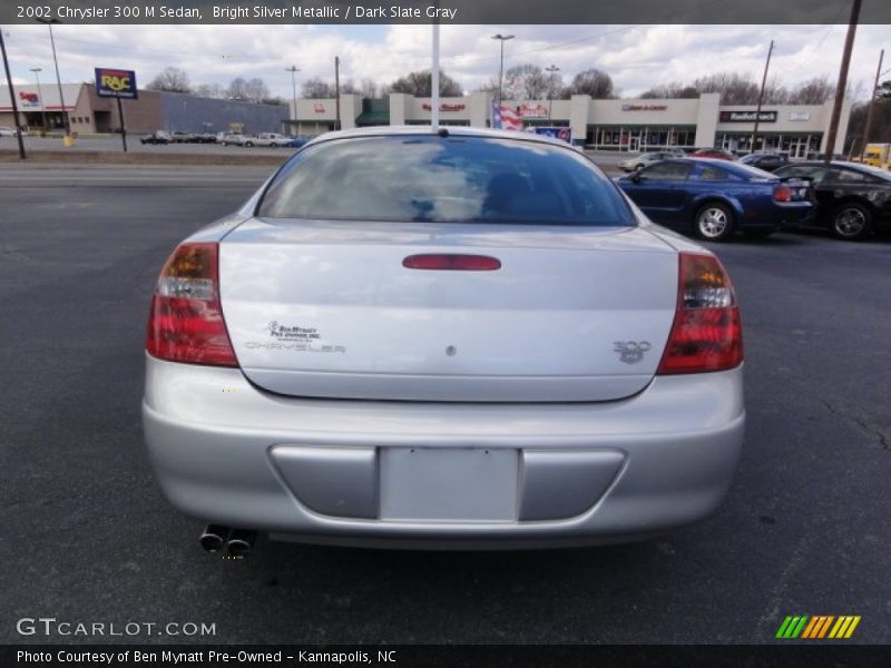 Bright Silver Metallic / Dark Slate Gray 2002 Chrysler 300 M Sedan
