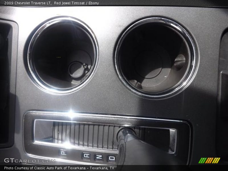 Red Jewel Tintcoat / Ebony 2009 Chevrolet Traverse LT