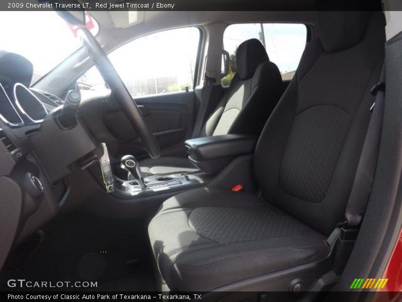 Red Jewel Tintcoat / Ebony 2009 Chevrolet Traverse LT
