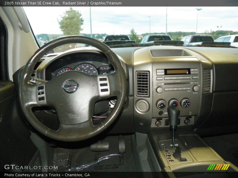 Radiant Silver / Graphite/Titanium 2005 Nissan Titan SE Crew Cab