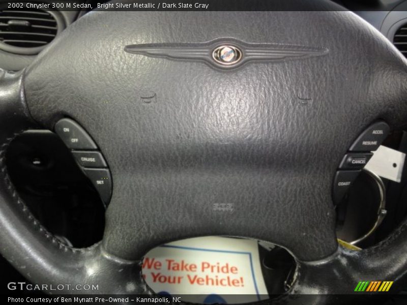 Bright Silver Metallic / Dark Slate Gray 2002 Chrysler 300 M Sedan