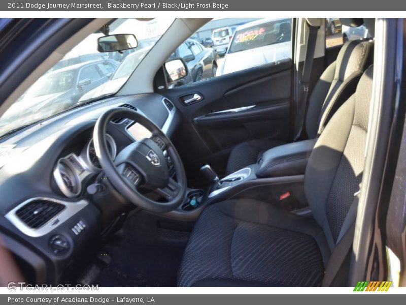 Blackberry Pearl / Black/Light Frost Beige 2011 Dodge Journey Mainstreet