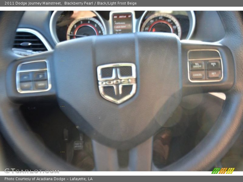Blackberry Pearl / Black/Light Frost Beige 2011 Dodge Journey Mainstreet