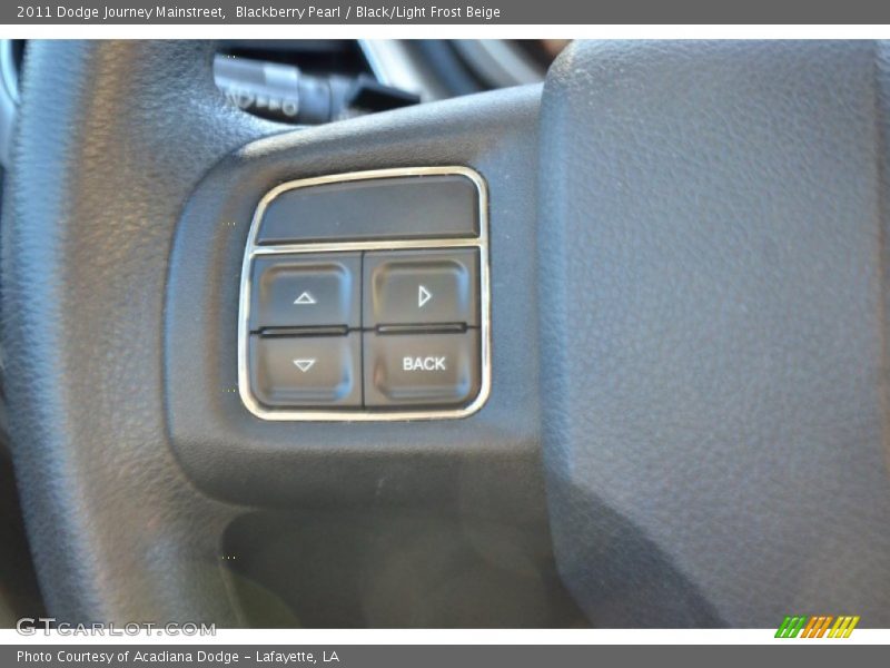 Blackberry Pearl / Black/Light Frost Beige 2011 Dodge Journey Mainstreet