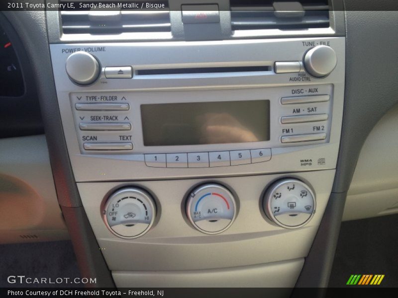 Sandy Beach Metallic / Bisque 2011 Toyota Camry LE