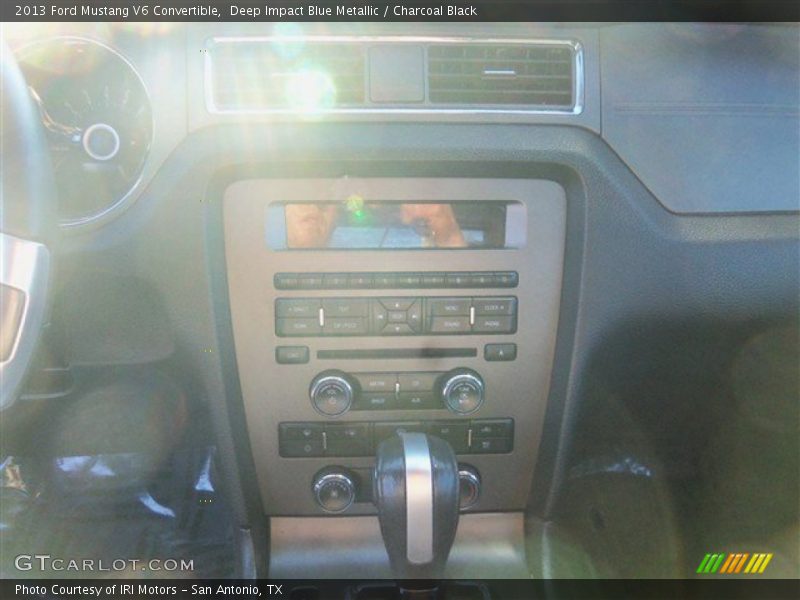 Deep Impact Blue Metallic / Charcoal Black 2013 Ford Mustang V6 Convertible