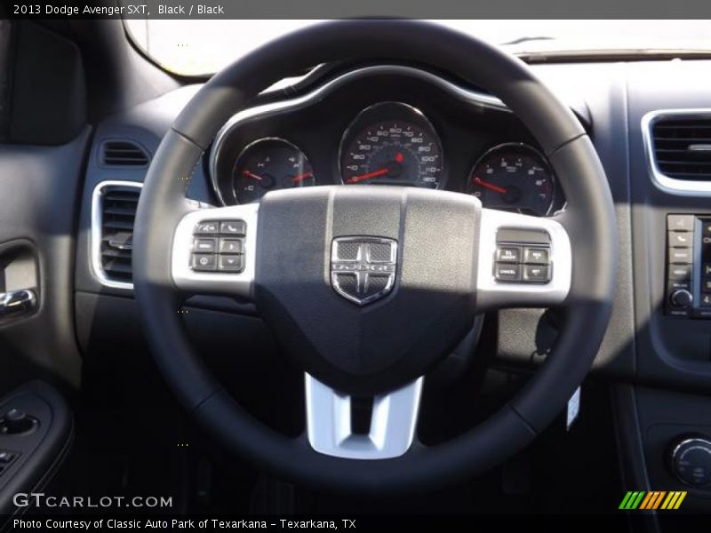 Black / Black 2013 Dodge Avenger SXT