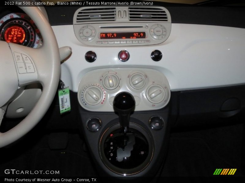 Controls of 2012 500 c cabrio Pop