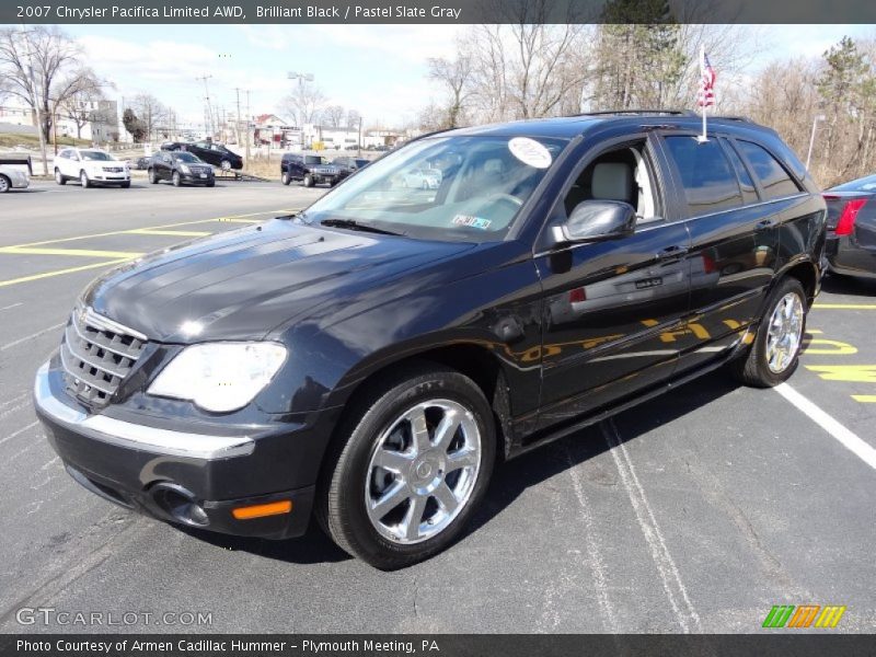 Brilliant Black / Pastel Slate Gray 2007 Chrysler Pacifica Limited AWD