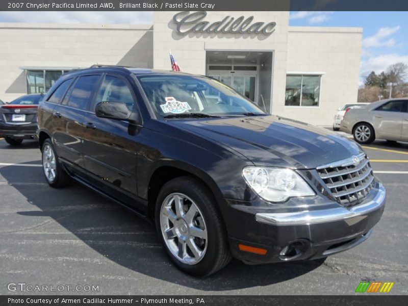 Brilliant Black / Pastel Slate Gray 2007 Chrysler Pacifica Limited AWD